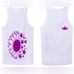 Weed Sunflower Tank
